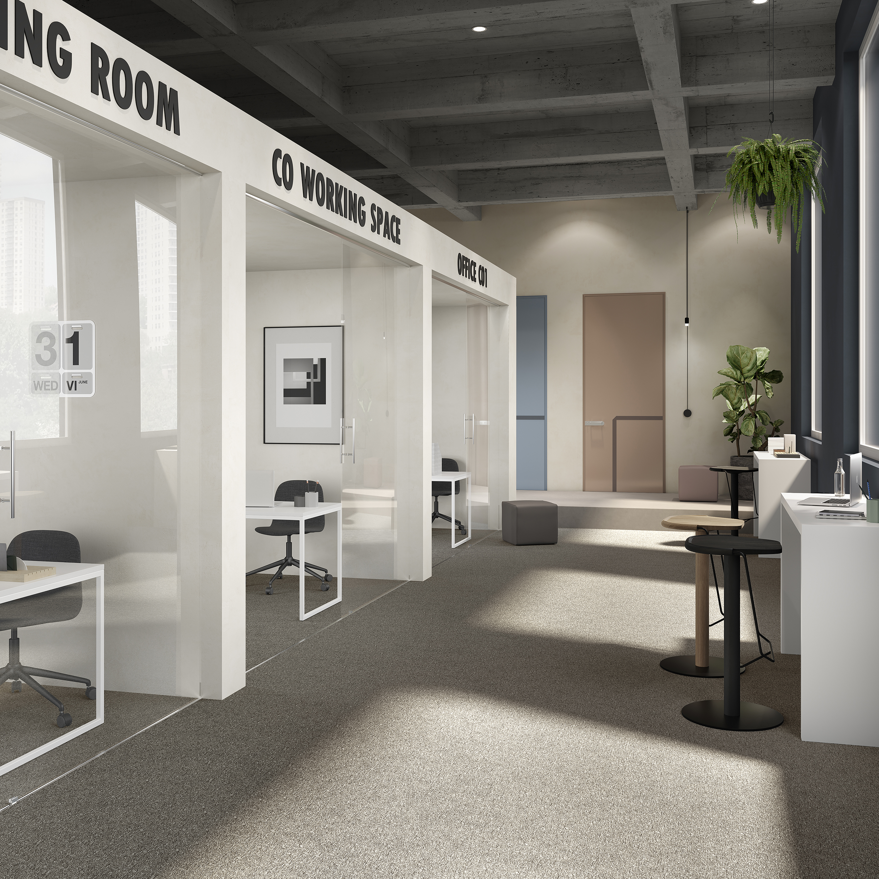 Ковровая плитка Medusa Tile 40 (500*500*5 мм) — купить в Екатеринбурге