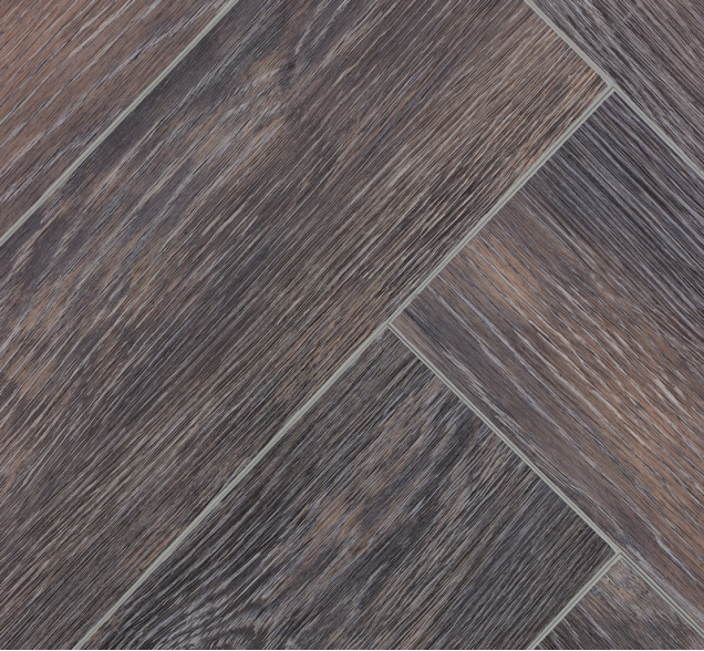 Виниловый ламинат SPC "Cronafloor" Herringbone Дуб Бордо (640*128*4,5 мм) — купить в Екатеринбурге