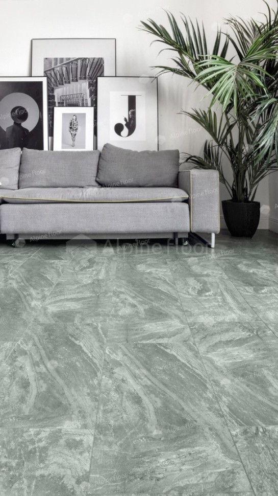 Виниловая плитка "Alpine Floor" Light Stone Хэмпшир (608*303*2,5 мм) — купить в Екатеринбурге