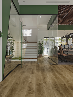 Кварцвиниловая плитка LVT "Alpine Floor" Дуб Натуральный Отбеленный (1227*187*5 мм) — купить в Екатеринбурге