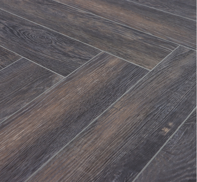 Виниловый ламинат SPC "Cronafloor" Herringbone Дуб Бордо (640*128*4,5 мм) — купить в Екатеринбурге