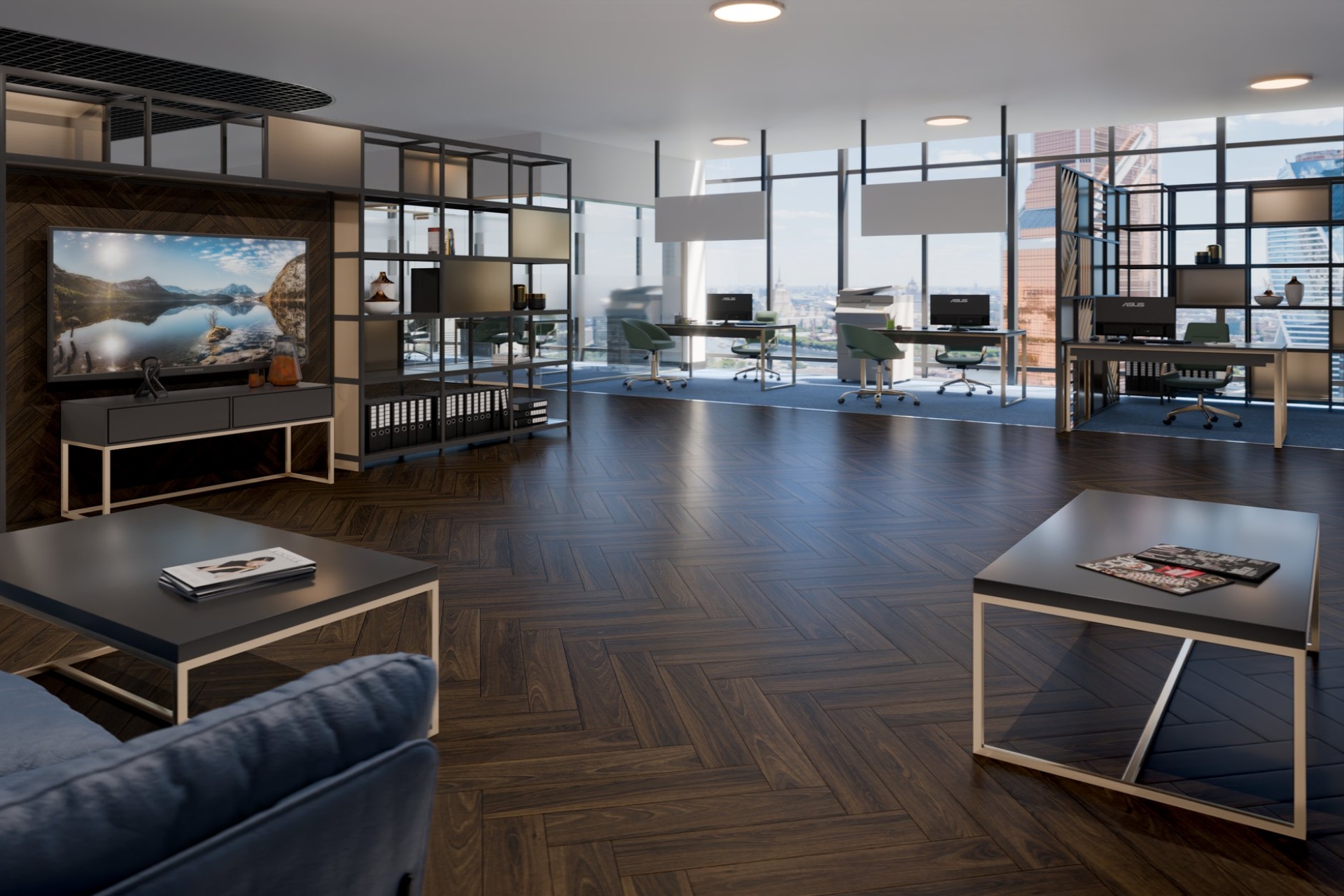 Инженерный паркет «Damy Floor» Шоколадный (укладка елочкой) — купить в Екатеринбурге